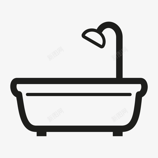 浴室清洁卫生图标svg_新图网 https://ixintu.com 卫生 卫生间 家具 洗漱 浴室 淋浴 清洁