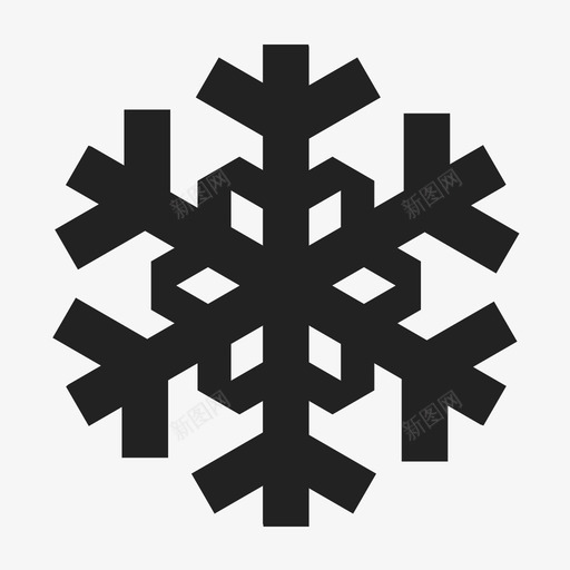雪花圣诞节寒冷的天气图标svg_新图网 https://ixintu.com 冬天 圣诞节 寒冷的天气 暴风雪 滑雪假期 结冰 雪花