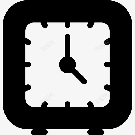 闹钟唤醒器计时器图标svg_新图网 https://ixintu.com 唤醒器 日程表 时间实心图标 晨钟 蜂鸣器 警报 计时器 闹钟