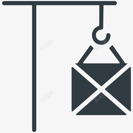 塔式起重机物流配送冷标图标svg_新图网 https://ixintu.com 塔式起重机 物流配送冷矢量图标