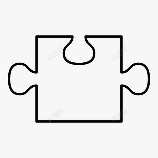 拼图块补丁模块图标svg_新图网 https://ixintu.com 拼图 拼图块 挑战 模块 求解 游戏 补丁 连接