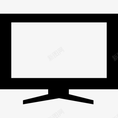 宽屏空白电脑现代屏幕图标图标