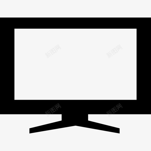 宽屏空白电脑现代屏幕图标svg_新图网 https://ixintu.com 宽屏空白 现代屏幕 电脑