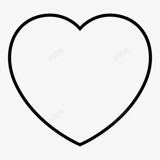 心身体部位绘画图标svg_新图网 https://ixintu.com 展示品 心 心形 情人节 最爱 材料 爱 绘画 身体部位