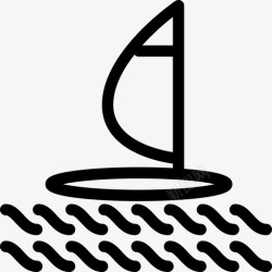 风浪icon风浪水冲浪图标高清图片