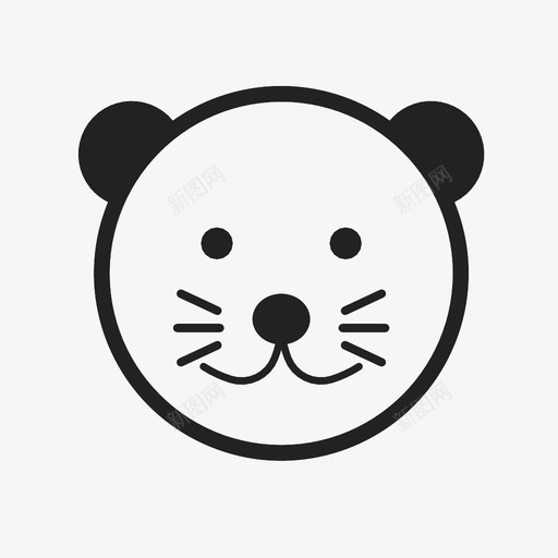 小熊猫动物园野生动物图标svg_新图网 https://ixintu.com 中国 动物 动物园 动物群 喜马拉雅山 小熊猫 树栖 濒危动物 熊猫 狮子 野生动物