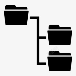 导航树文件夹树文件夹的继承关系存储图标高清图片