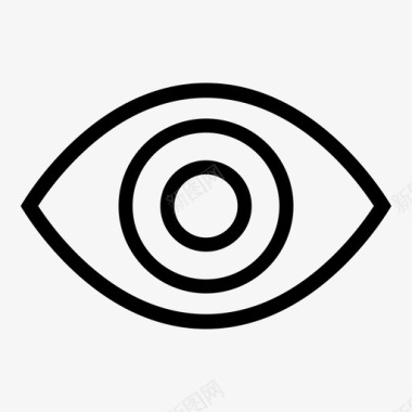 眼睛可视化视觉图标图标