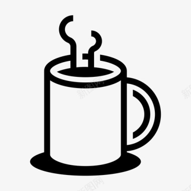 咖啡采购员计划图标图标