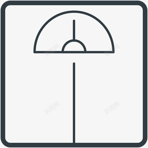 体重秤电子线图标svg_新图网 https://ixintu.com 体重秤 电子矢量线图标