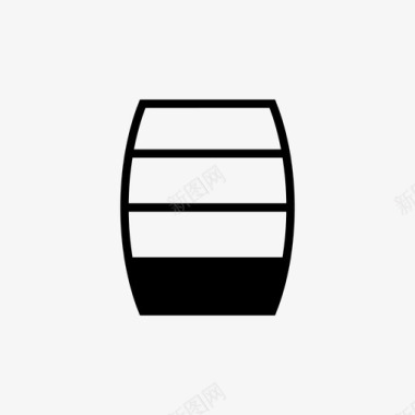 桶空桶酒图标图标