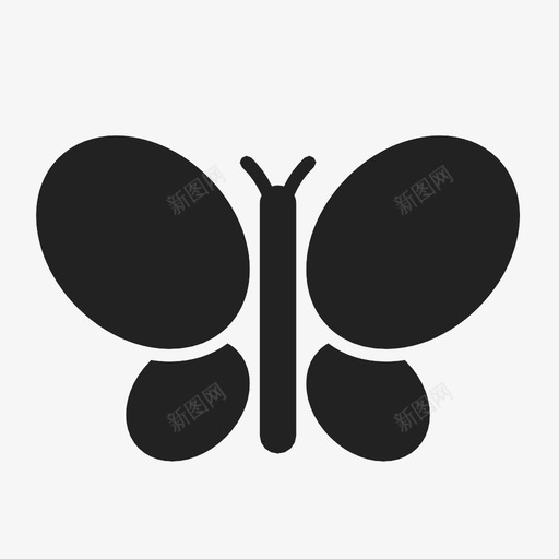 蝴蝶乐队虫子图标svg_新图网 https://ixintu.com 乐队 房子 技术 整体 昆虫 电子商务 虫子 蝴蝶