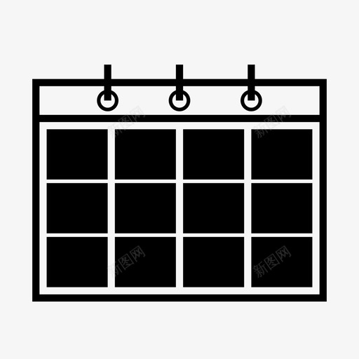 日程表行动计划记笔记图标svg_新图网 https://ixintu.com 日期 日程表 日记 时间 约会 行动计划 行程 记笔记