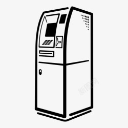 自助取款机自动取款机取款机自助银行图标高清图片