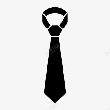 采购产品黑色领带黑色领带衣服图标图标