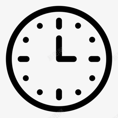 时钟计时器测量器图标图标