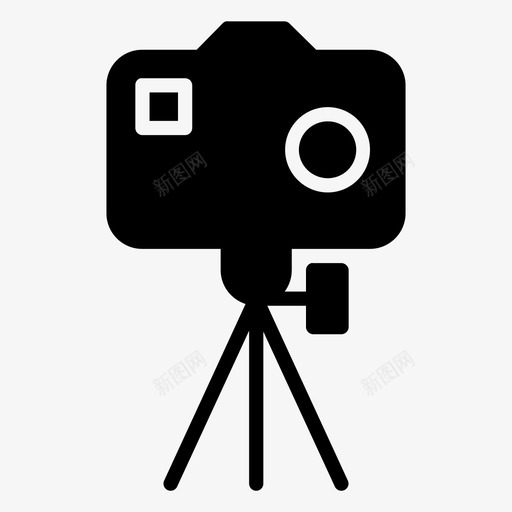 三脚架相机支架平面图图标svg_新图网 https://ixintu.com 三脚架相机 图像和视频立体卷1 宇宙 平面图 捕捉 摄影 支架 移动 缓存