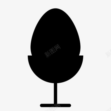 鸡蛋晚餐图标图标