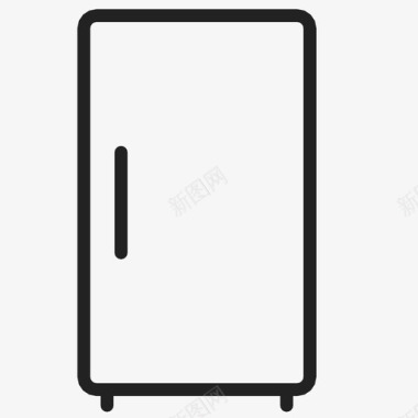 冰箱电器冷藏图标图标