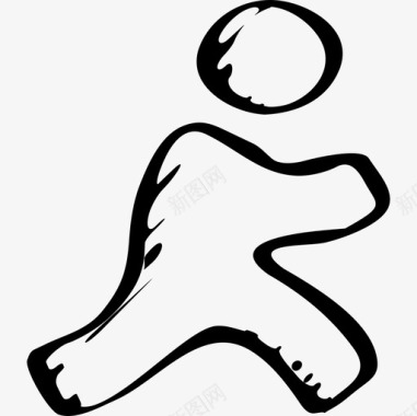 AOL略图Logo变体sketchsocial图标图标