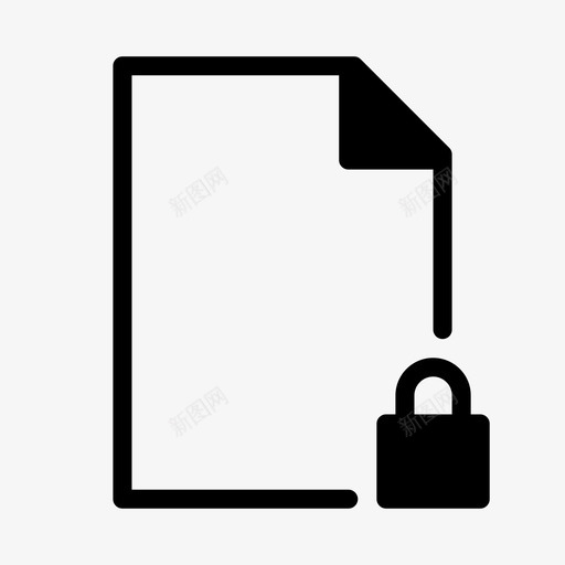 锁定文件签名设置图标svg_新图网 https://ixintu.com 保存 平滑填充文件 文本 文档 更改 签名 设置 调整 锁定文件