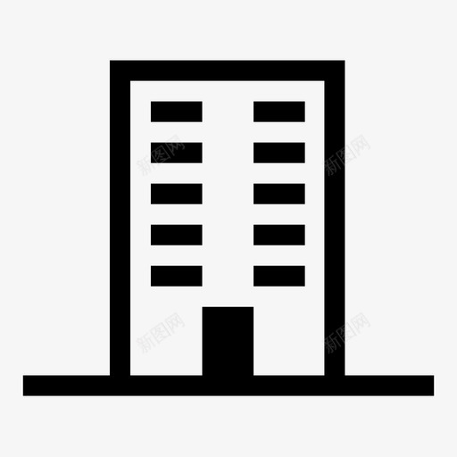 建筑办公楼多层图标svg_新图网 https://ixintu.com 办公楼 城市 多层 安全 家庭 建筑 砖 议会大厦 设计