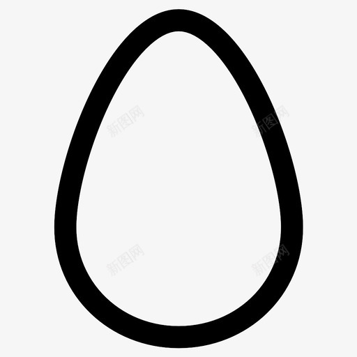 蛋孵化模板图标svg_新图网 https://ixintu.com 卵子 复活节假期 孵化 形状 模板 胚胎 蛋 裂缝