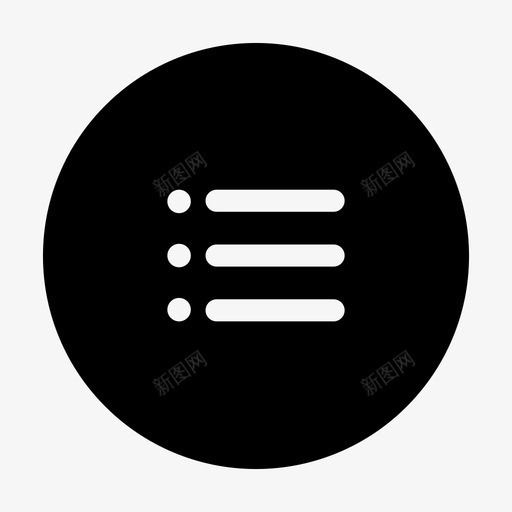 列表日程表程序图标svg_新图网 https://ixintu.com 列表 圆角黑色基本ui集2 大纲 日程表 点 目录 程序 节 项 项标