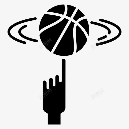篮球旋转篮球运动图标svg_新图网 https://ixintu.com 旋转 篮球 篮球运动