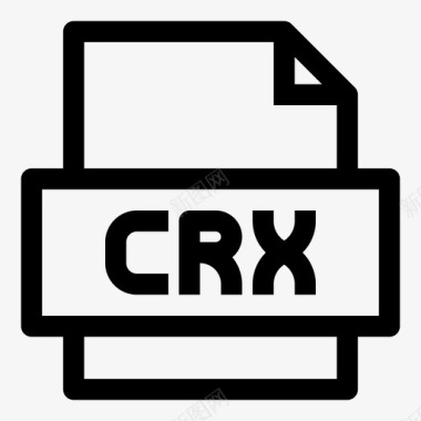 crx文件chrome扩展名pdf图标图标