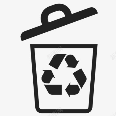 回收补充自然图标图标