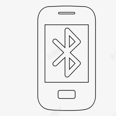 智能手机蓝牙wifi扬声器图标图标