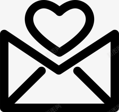 2016年情人节邮件图标图标