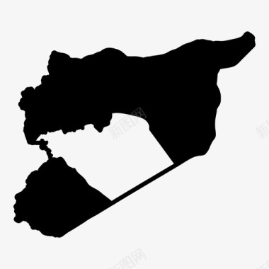 霍姆斯地形叙利亚图标图标