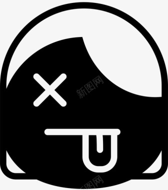 死亡悲伤撕裂图标图标