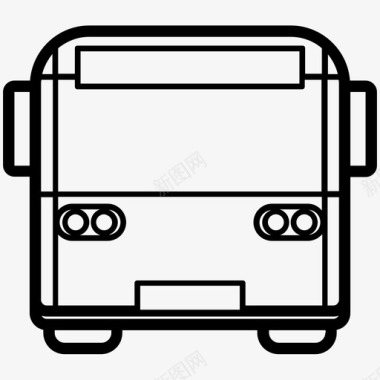 公共汽车换乘烟雾图标图标