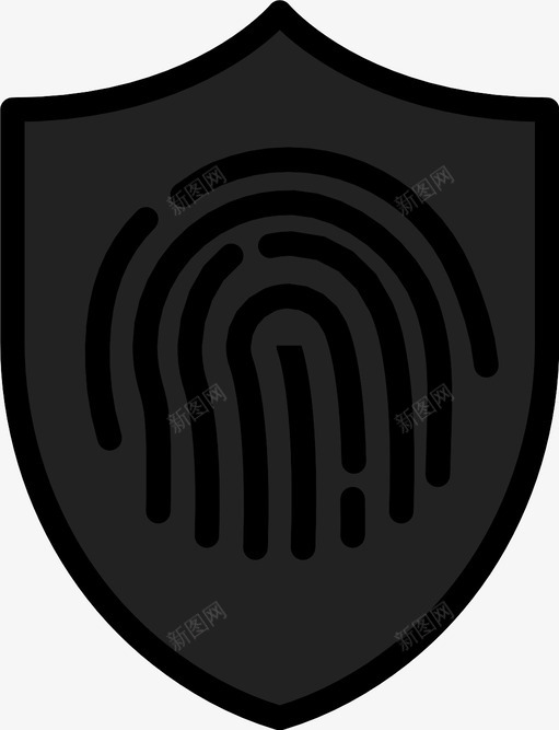防病毒安全保护图标svg_新图网 https://ixintu.com 保护 信息 免提 分析 加密 安全 指纹 波段 视觉 防病毒
