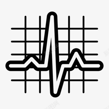 心跳节律脉搏图标图标
