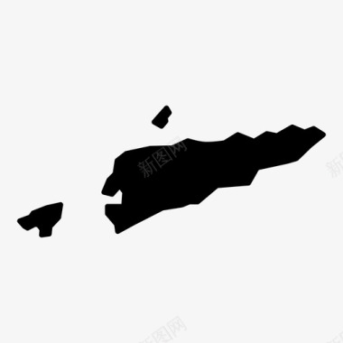 东帝汶国家危险图标图标