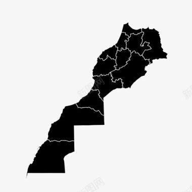 摩洛哥地区西部撒哈拉图标图标