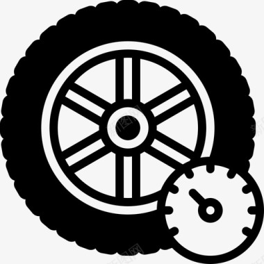轮胎车辆胎面图标图标