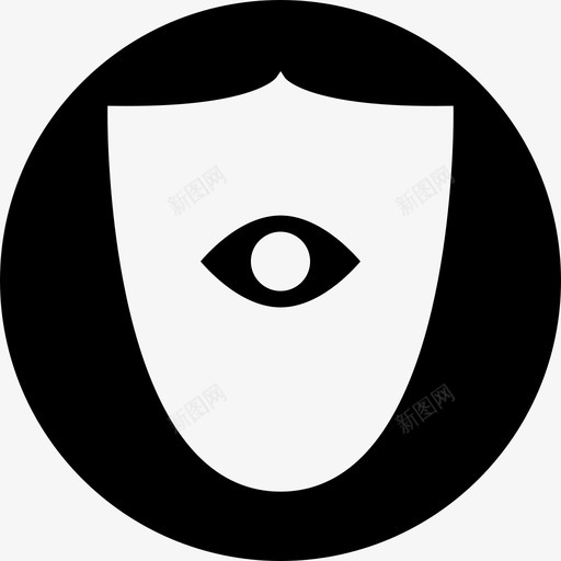 监视标志一只眼睛在盾牌上围成一圈安全监视满图标svg_新图网 https://ixintu.com 安全 监视标志一只眼睛在盾牌上围成一圈 监视满