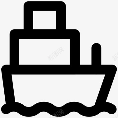 船运输装运图标图标
