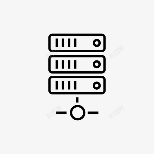 服务器托管共享服务器图标svg_新图网 https://ixintu.com php 互联网 共享 提供商 数据库 服务器 服务器托管 网站 网络