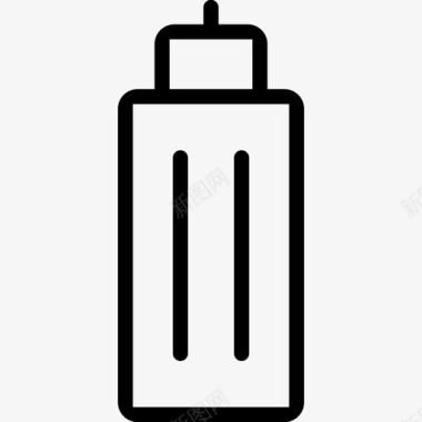 水瓶运动液体图标图标