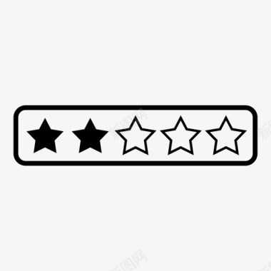 评级星评级量表评级图标图标
