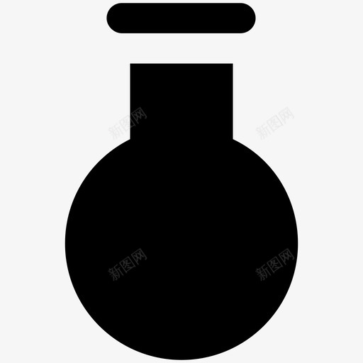 锥形瓶科学大胆的固体图标svg_新图网 https://ixintu.com 科学大胆的固体图标 锥形瓶
