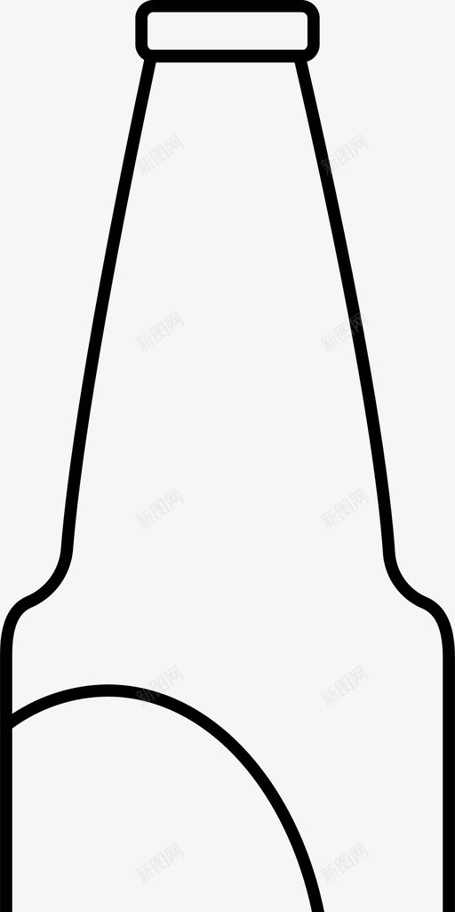 啤酒瓶酒精饮料图标svg_新图网 https://ixintu.com 22盎司 和酒吧 啤酒 啤酒瓶 标签 玻璃 轰炸机 酒精 酿造 长颈 饮料