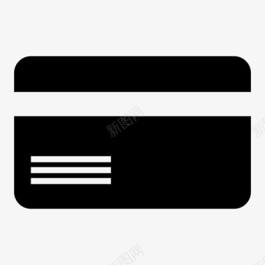 信用卡购物在线支付图标图标