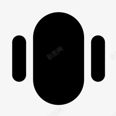 网格视图扬声器鼠标图标图标